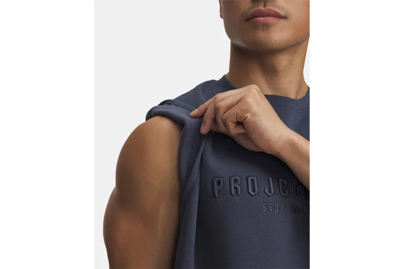 Under Armour Project Rock Icon Ανδρική Αμάνικη Μπλούζα Ραφ