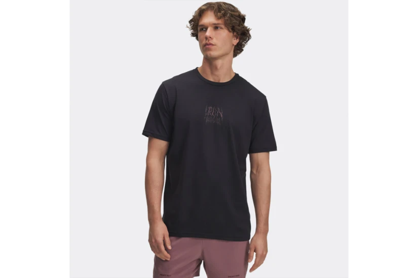 Under Armour Project Rock Q3 Ανδρικό Κοντομάνικο T-Shirt Μαύρο