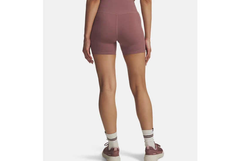 Under Armour Project Rock Middle Γυναικείο Κοντό Κολάν Σάπιο Μήλο