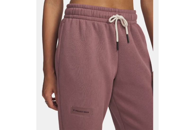 Under Armour Project Rock Icon Fleece Γυναικείο Παντελόνι Φόρμας