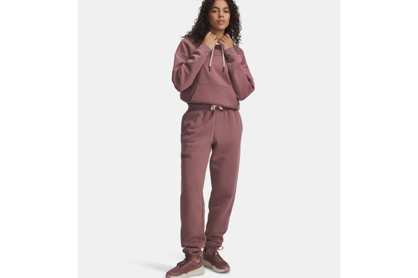 Under Armour Project Rock Icon Fleece Γυναικείο Παντελόνι Φόρμας