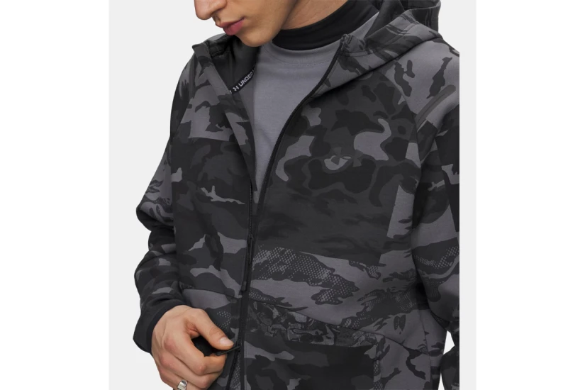 Under Armour Unstoppable Fleece Camo Ανδρική Ζακέτα με Κουκούλα
