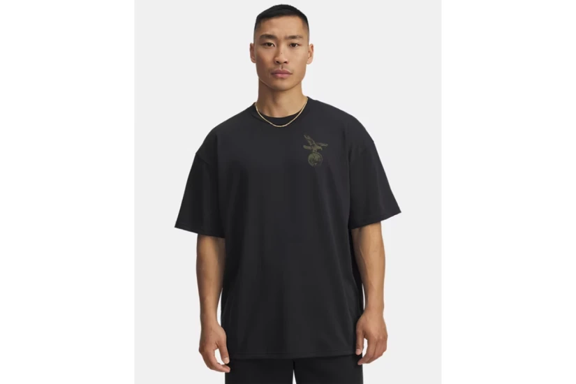 Under Armour Project Rock Q4 Ανδρικό Κοντομάνικο T-Shirt Μαύρο