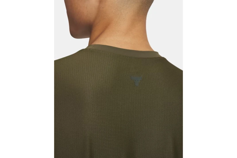 Under Armour Project Rock Iso-Chill Ανδρικό Κοντομάνικο T-Shirt Χακί