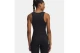Under Armour Project Rock Seamless Γυναικεία Αμάνικη Μπλούζα Μαύρη