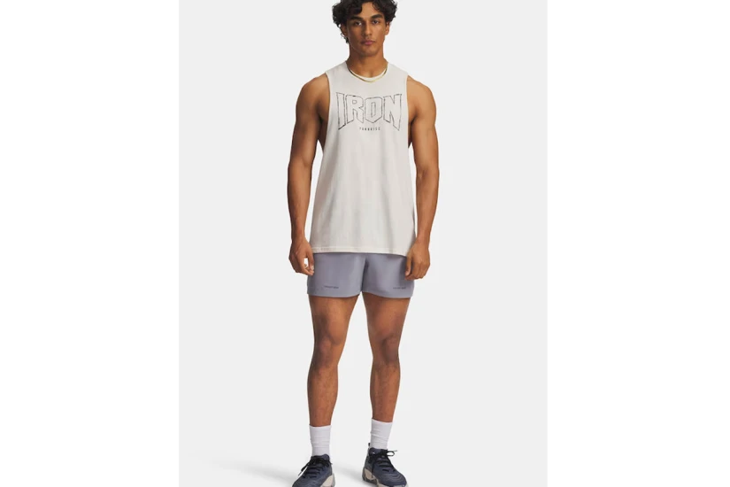 Under Armour Project Rock Ultimate Ανδρικό Αθλητικό Σορτς Γκρι