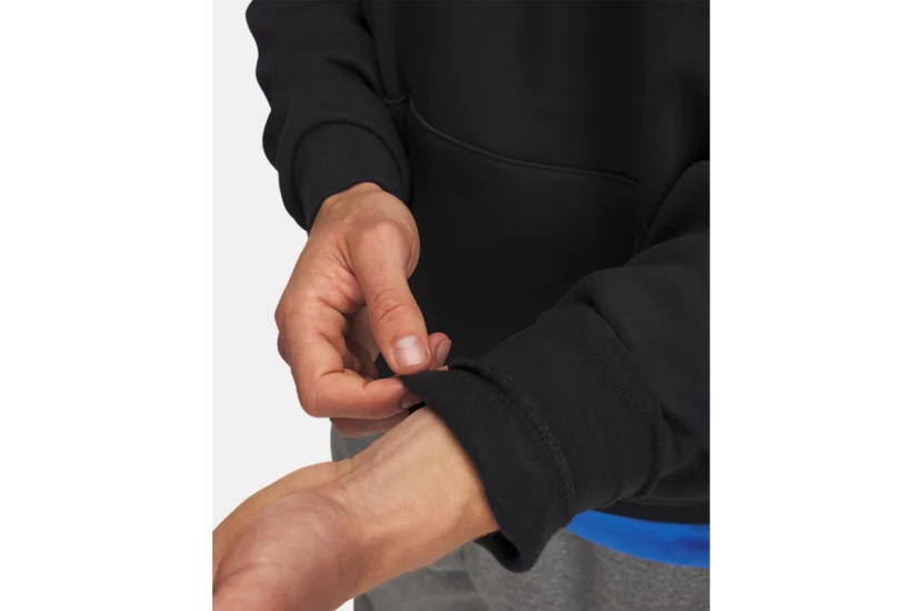 Under Armour Icon Fleece Graphic Ανδρικό Φούτερ με Κουκούλα Μαύρο