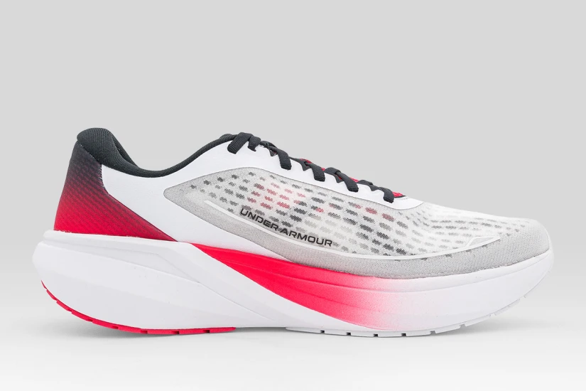 Under Armour Velociti Pace Ανδρικά Αθλητικά Παπούτσια για Τρέξιμο Λευκά, Κόκκινα, Μαύρα