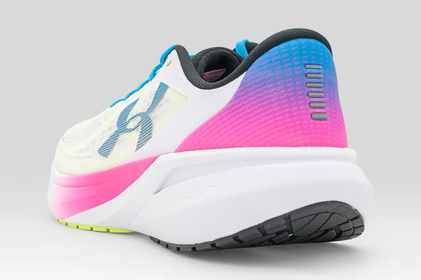 Under Armour Velociti Pace Αθλητικά Παπούτσια για Τρέξιμο Λευκά, Κίτρινο Φλούο, Ροζ Φλούο