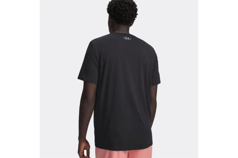 Under Armour Logo Collage Ανδρικό Κοντομάνικο T-Shirt Μαύρο