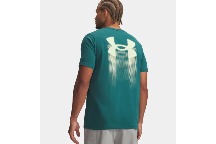 Under Armour Blur Logo Ανδρικό Κοντομάνικο T-Shirt Πετρόλ