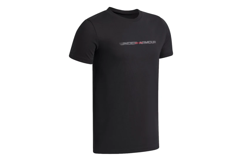 Under Armour Wordmark Blur Παιδικό Κοντομάνικο T-Shirt Μαύρο, Ανθρακί