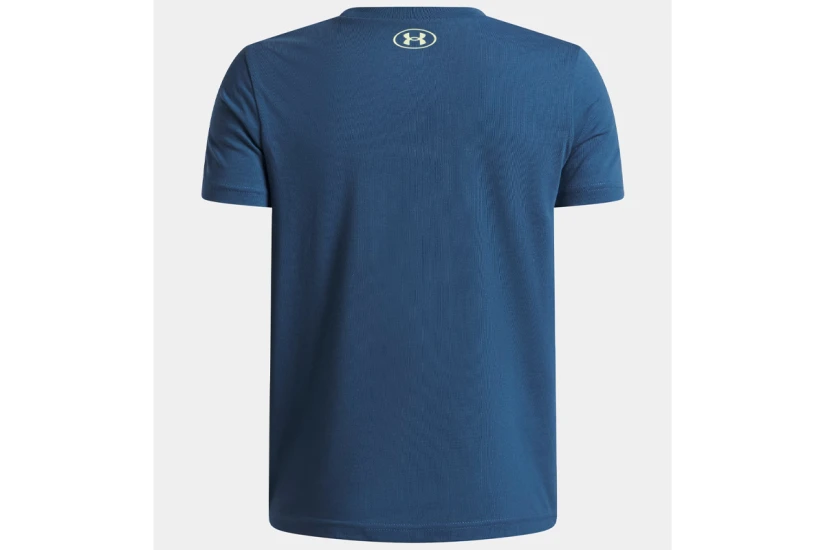 Under Armour Logo Blur Ανδρικό Κοντομάνικο T-Shirt Μπλε
