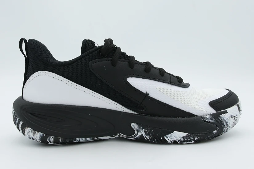Under Armour Lockdown 8 Παιδικά Μπασκετικά Παπούτσια Μαύρα, Λευκά