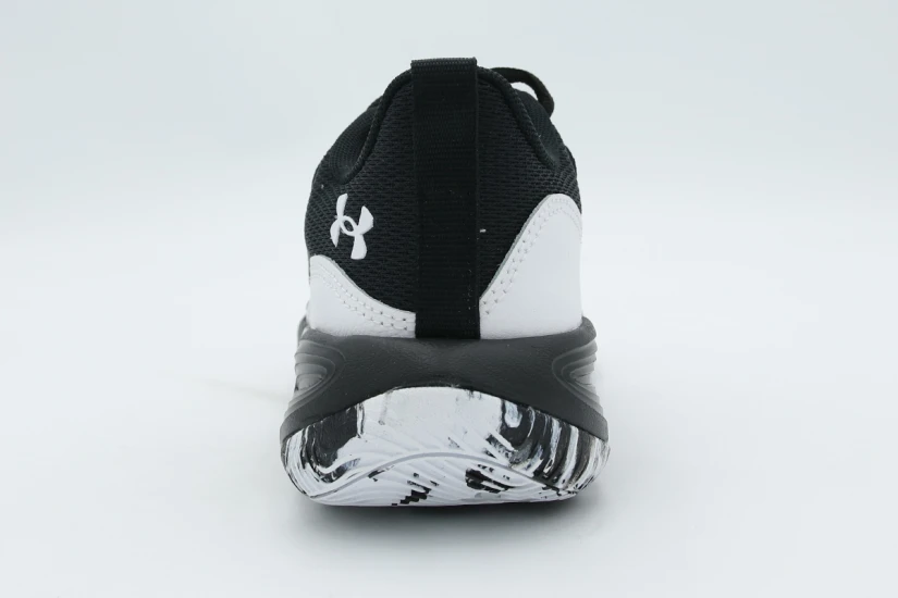 Under Armour Lockdown 8 Παιδικά Μπασκετικά Παπούτσια Μαύρα, Λευκά