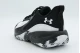 Under Armour Lockdown 8 Παιδικά Μπασκετικά Παπούτσια Μαύρα, Λευκά