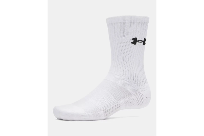 Under Armour Performance Cotton Ψηλές Κάλτσες Λευκές 3 Ζευγάρια