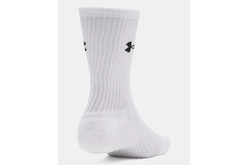 Under Armour Performance Cotton Ψηλές Κάλτσες Λευκές 3 Ζευγάρια