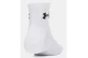 Under Armour Performance Cotton Quarter Κοντές Κάλτσες Λευκές 3 Ζευγάρια