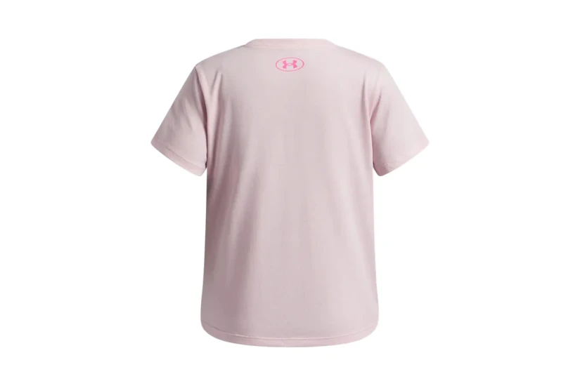 Under Armour Star Logo Lockertag Παιδικό Κοντομάνικο T-Shirt Ροζ, Φούξια
