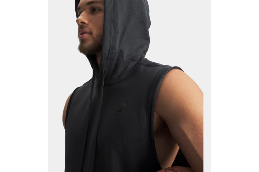 Under Armour Curry Ανδρική Αμάνικη Μπλούζα Ανθρακί