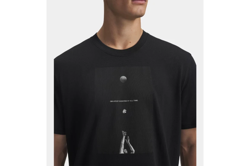 Under Armour Curry Greatest Shooter Ανδρικό Κοντομάνικο T-Shirt Μαύρο