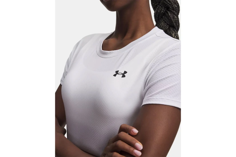 Under Armour Tech Mesh Γυναικείο Κοντομάνικο T-Shirt Λευκό