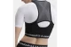 Under Armour Heatgear Mesh Γυναικείο Αμάνικο Crop Top Μαύρο, Λευκό