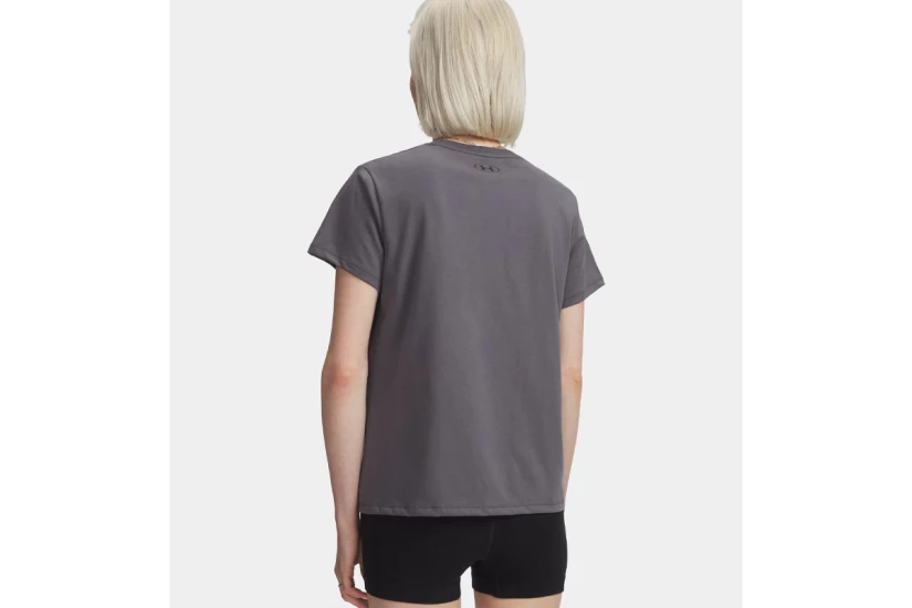 Under Armour Varsity Γυναικείο Κοντομάνικο T-Shirt Ανθρακί