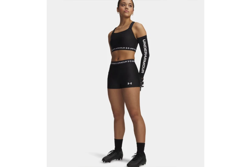 Under Armour Heatgear Γυναικείο Κοντό Κολάν Μαύρο