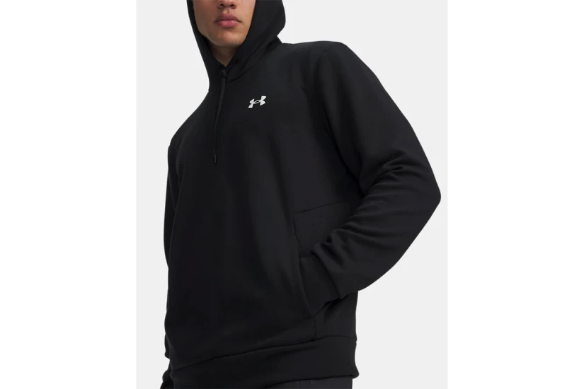Under Armour Flex Fleece Ανδρικό Φούτερ με Κουκούλα Μαύρο