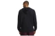 Under Armour Flex Fleece Ανδρική Πολυεστερική Ζακέτα με Κουκούλα Μαύρη