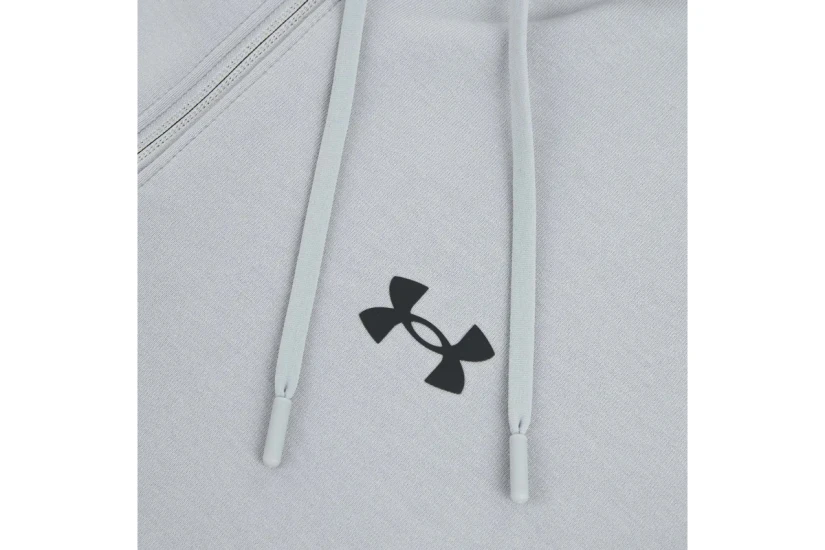 Under Armour Flex Fleece Ανδρική Πολυεστερική Ζακέτα με Κουκούλα Γκρι Ανοιχτό