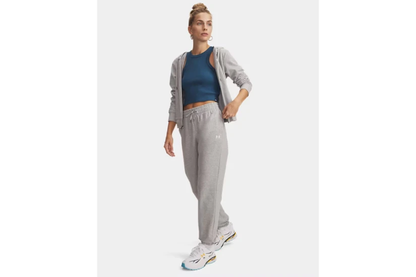 Under Armour Sport Terry Γυναικείο Παντελόνι Φόρμας Γκρι