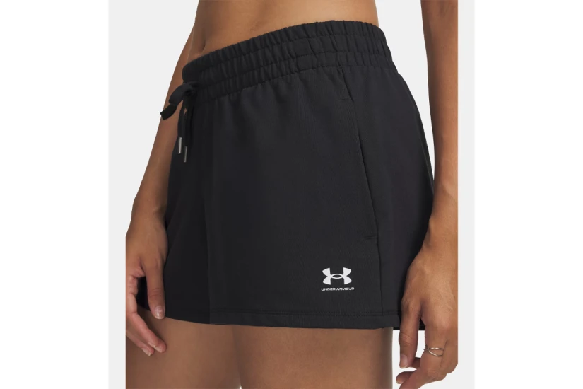 Under Armour Sport Terry Γυναικείο Αθλητικό Σορτς Μαύρο