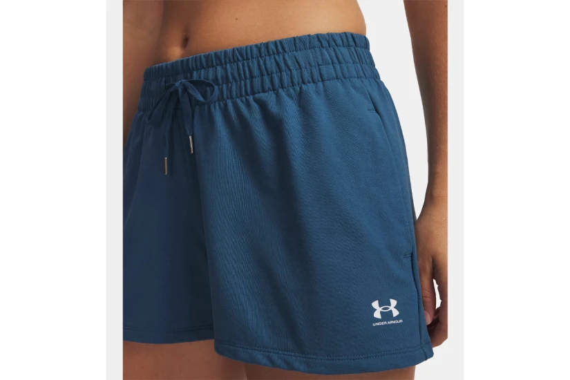 Under Armour Sport Terry Γυναικείο Αθλητικό Σορτς Πετρόλ
