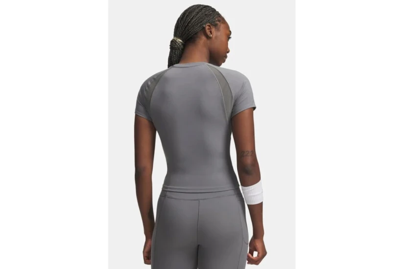Under Armour Motion Mesh Γυναικείο Κοντομάνικο T-Shirt Γκρι