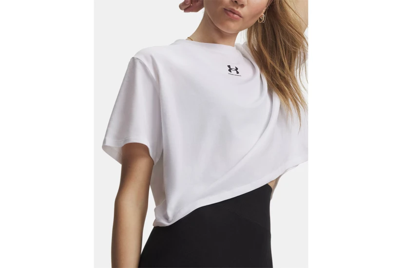 Under Armour Rival Boxy Cropped T-Shirt Γυναικείο (6011064 101)