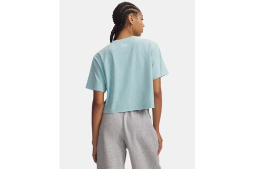 Under Armour Rival Boxy Wash Cropped T-Shirt Γυναικείο (6011065 425)