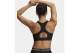 Under Armour Heatgear Mid Γυναικείο Μπουστάκι Μαύρο
