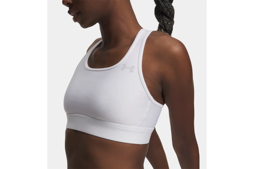 Under Armour Heatgear Mid Γυναικείο Μπουστάκι Λευκό