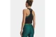 Under Armour Tech Sport Mesh Γυναικεία Αμάνικη Crop Μπλούζα Μαύρη