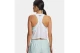 Under Armour Tech Sport Mesh Γυναικεία Αμάνικη Crop Μπλούζα Λευκή