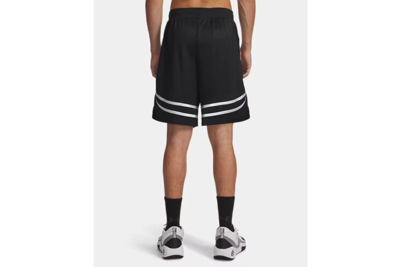 Under Armour Curry Signature Ανδρική Μπασκετική Βερμούδα Μαύρη, Λευκή