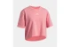 Under Armour Rival Wash Παιδικό Κοντομάνικο T-Shirt Ροζ