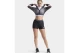 Under Armour Heatgear Mesh Cropped Γυναικεία Πολυεστερική Ζακέτα με Κουκούλα Μαύρη, Λευκή