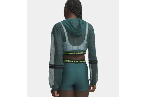 Under Armour Heatgear Mesh Cropped Ζακέτα Πολυεστερική Γυναικεία (6012295 338)