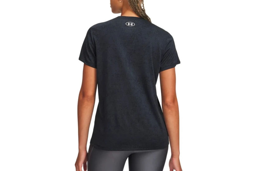 Under Armour Tech Pixelate Γυναικείο Κοντομάνικο T-Shirt Μαύρο