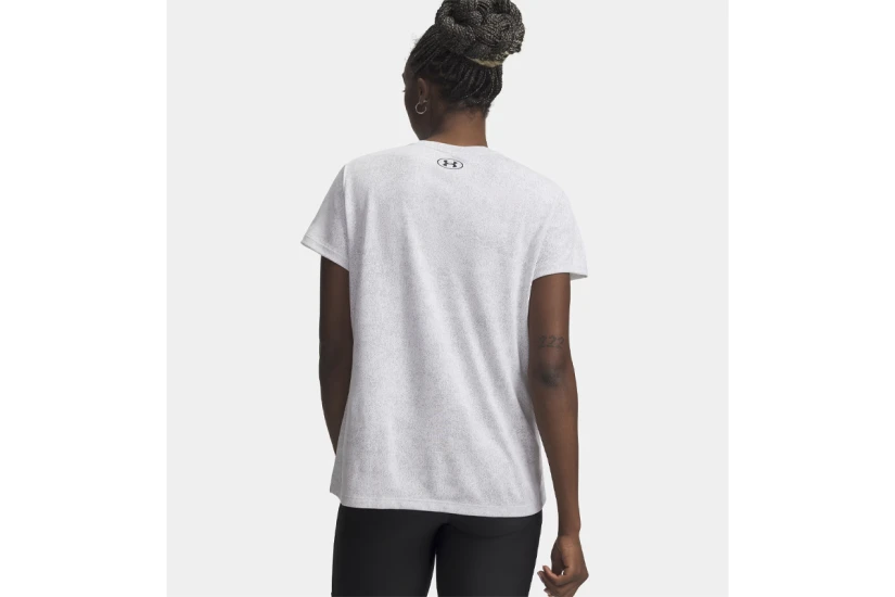 Under Armour Tech Pixelate Γυναικείο Κοντομάνικο T-Shirt Γκρι Ανοιχτό