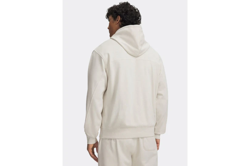 Under Armour Rival Lightweight Ανδρικό Φούτερ με Κουκούλα Εκρού